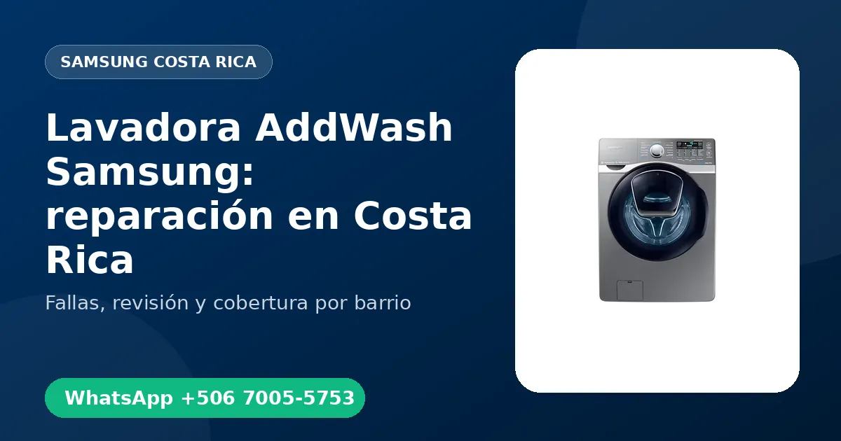 Lavadora AddWash Samsung en Goicoechea