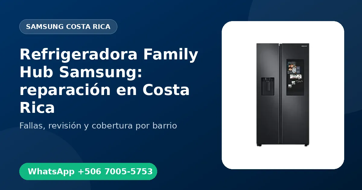 Refrigeradora Family Hub Samsung en Barva