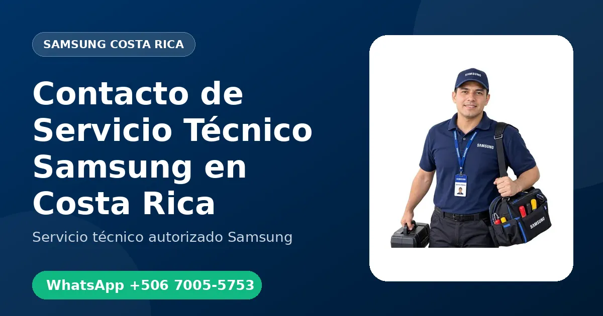 Contacto de Servicio Técnico Samsung en Costa Rica